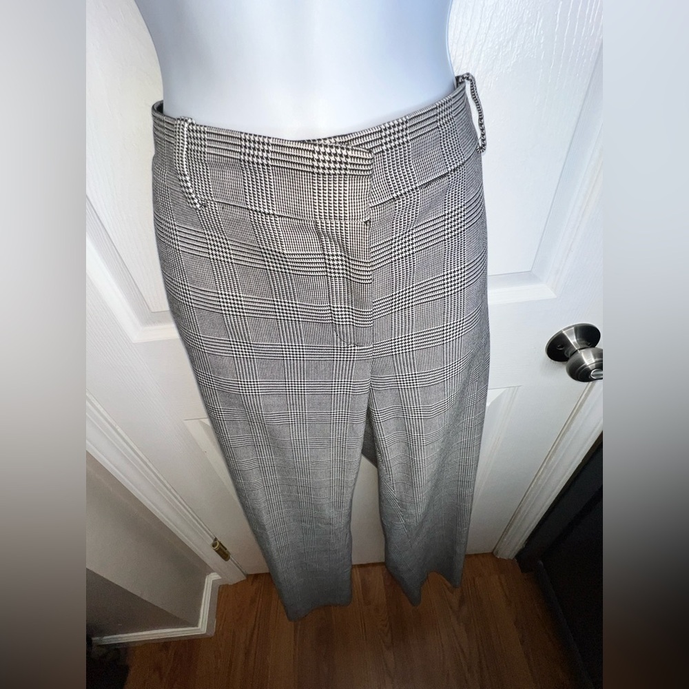 Ann Taylor Gray Plaid Trousers - Picture 9 of 12